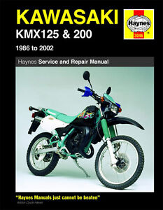 Kawasaki kmx125 manual 2001